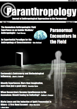 Vol. 1, No. 2 (October 2010) 'Paranormal Encounters in the Field' 